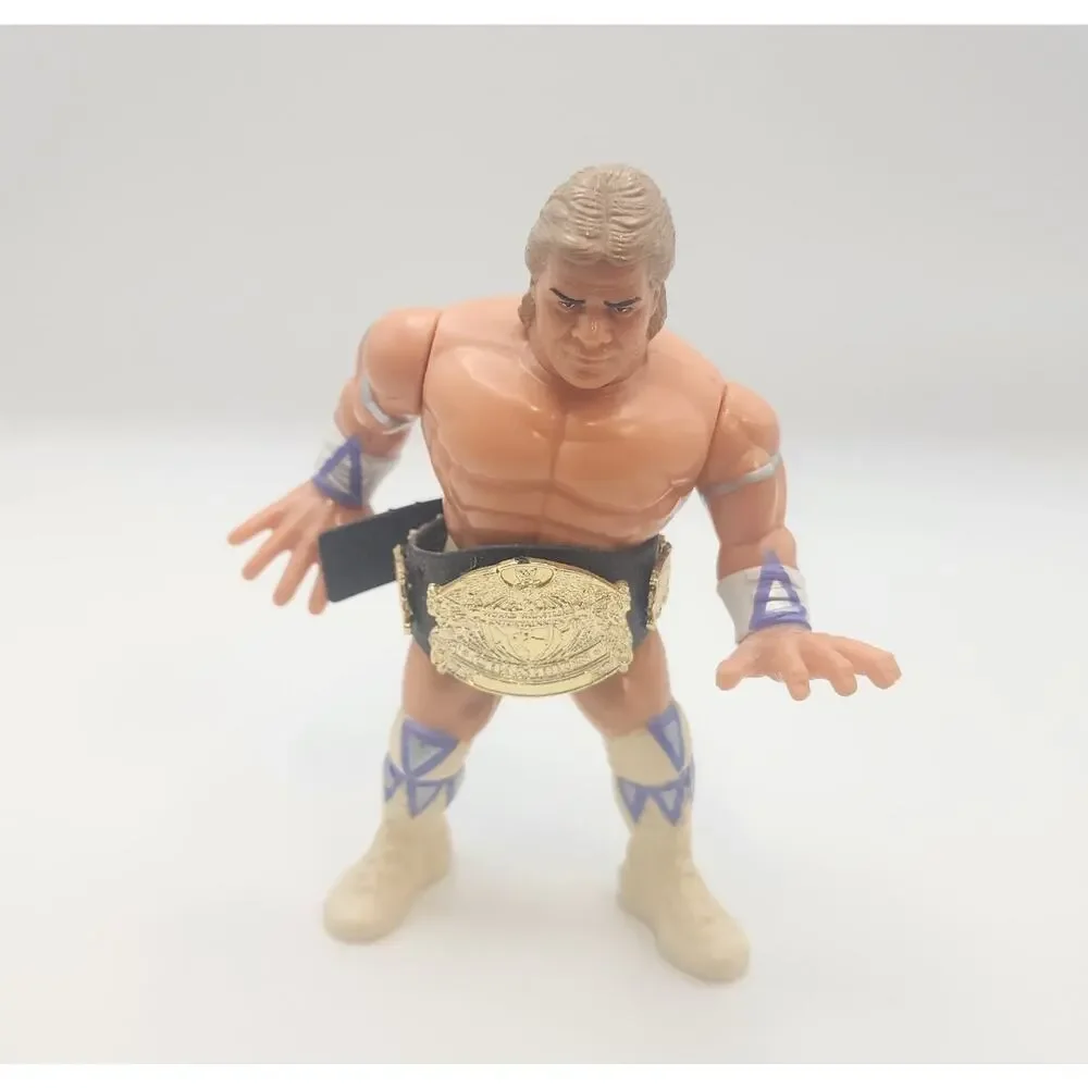 WWF Hasbro Titan Series 8 Lex Luger Wrestling Action Figure 1991 with Belt